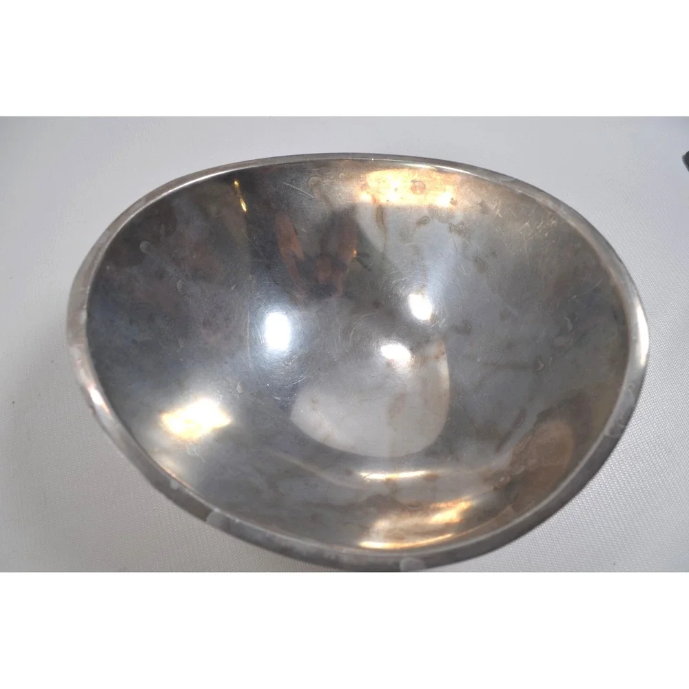 Vintage 1967 NAMBE #569 Metal Alloy Bowl, Richard Thomas 8.5 in Wide